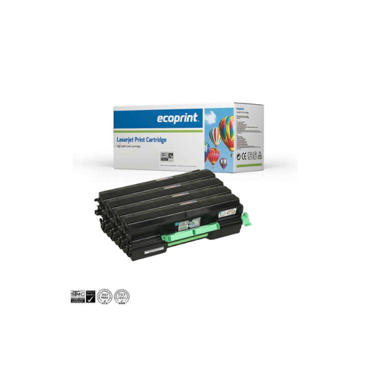 Pack de 4 Toner Compatible avec les imprimantes RICOH SP400 (408062)