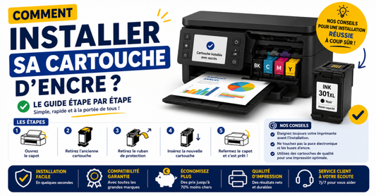 Comment installer une cartouche de toner en 5 étapes simples