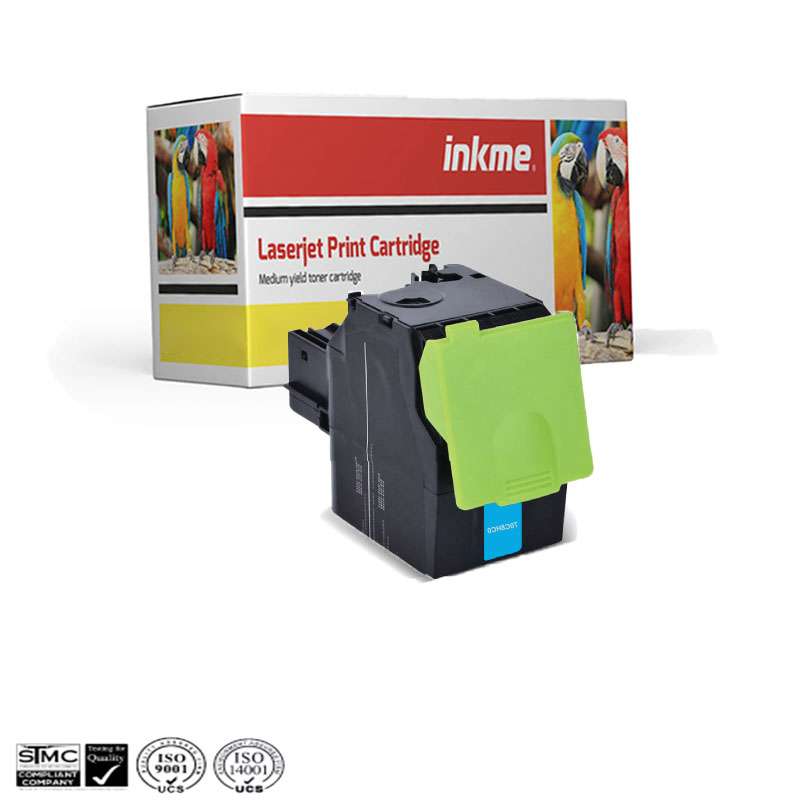LEXMARK (70C80C0) - Toner générique (BLEU)